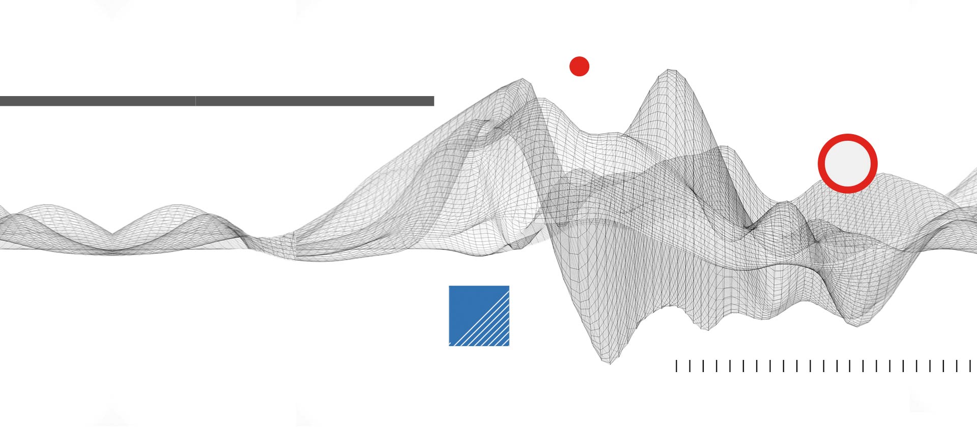 Abstract illustration representing data.
