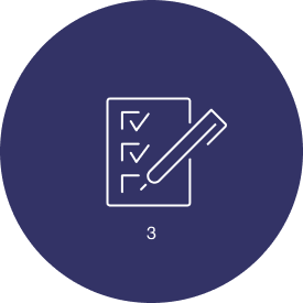 A checklist sheet icon