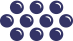 Icons depicting 10 small spheres, representing void material for packages.