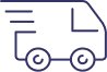 a delivery truck icon