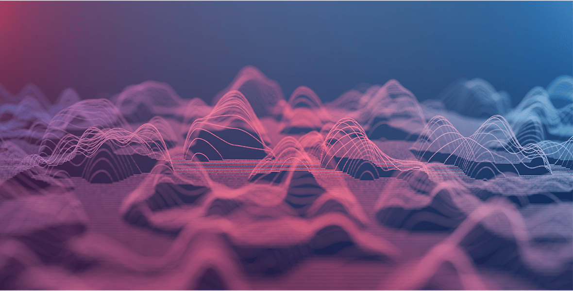 Dynamic wave pattern vector, representing layers of data.